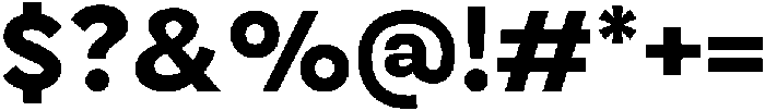Nuvetra Extra Bold ttf (700) Font OTHER CHARS