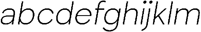 Nuvetra Extra Light Slanted ttf (200) FONT