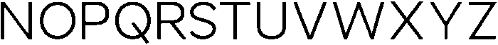 Nuvetra Light ttf (300) Font UPPERCASE