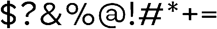 Nuvetra Regular ttf (400) Font OTHER CHARS