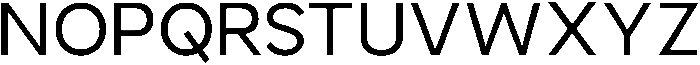 Nuvetra Regular ttf (400) Font UPPERCASE