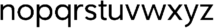 Nuvetra Regular ttf (400) Font LOWERCASE