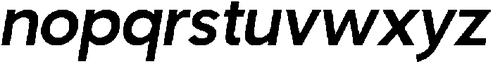 Nuvetra Semi Bold Slanted ttf (600) Font LOWERCASE