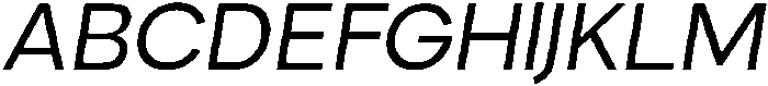 Nuvetra Slanted ttf (400) Font UPPERCASE
