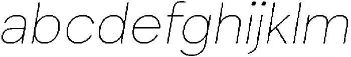 Nuvetra Thin Slanted ttf (100) FONT