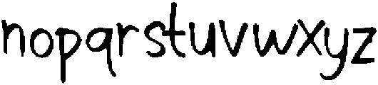 Nuyala ttf (400) Font LOWERCASE