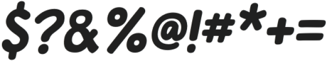 Nuzera Italic otf (400) Font OTHER CHARS