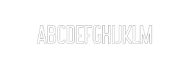 Nubolts Rounded Regular Outline.ttf Font LOWERCASE