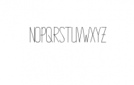 NukmanTsabit.ttf Font UPPERCASE