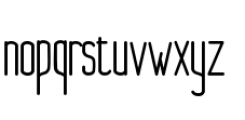 Nue Bold Font LOWERCASE