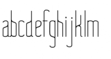 Nue Light Font LOWERCASE