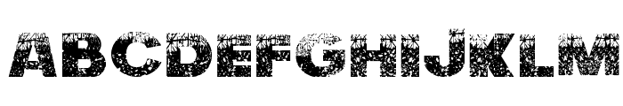Nuclear Accident Font UPPERCASE