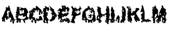 Nuclear Blast Font UPPERCASE