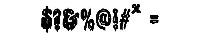 Nuclear Groovy Font OTHER CHARS