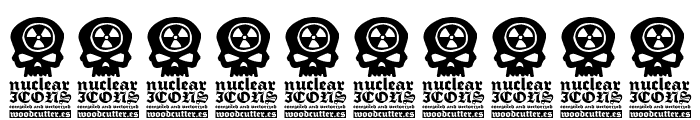 Nuclear Icons Font OTHER CHARS