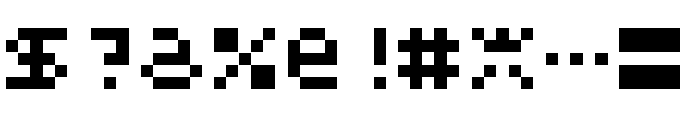 Nucrytic Language Regular Font OTHER CHARS