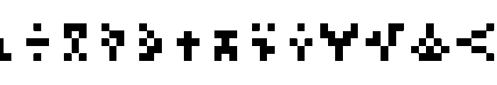 Nucrytic Language Regular Font UPPERCASE