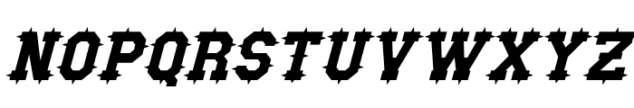 Nuffle Italic Font UPPERCASE