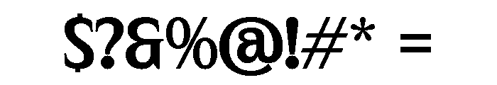 Nugira Rilasto Font OTHER CHARS