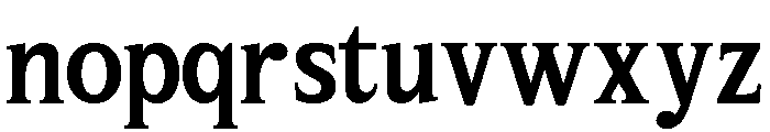 Nugira Rilasto Font LOWERCASE