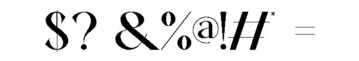 Nulaye Font OTHER CHARS