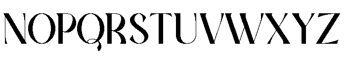 Nulaye Font UPPERCASE