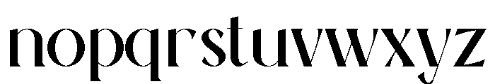 Nulaye Font LOWERCASE