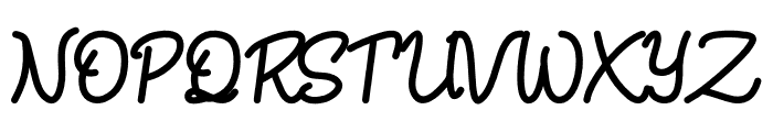 NulisoDonationware Font UPPERCASE