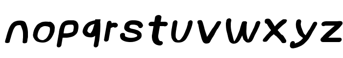 NumbBunny Black Italic Font LOWERCASE