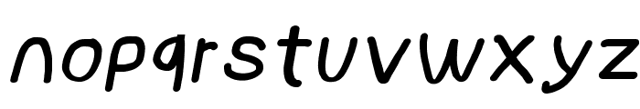 NumbBunny Bold Italic Font LOWERCASE