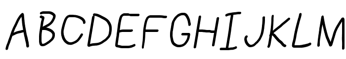 NumbBunny Italic Font UPPERCASE
