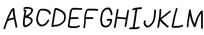 NumbBunny SemiBold Italic Font UPPERCASE