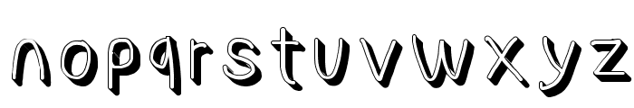 NumbBunny Shadow Font LOWERCASE