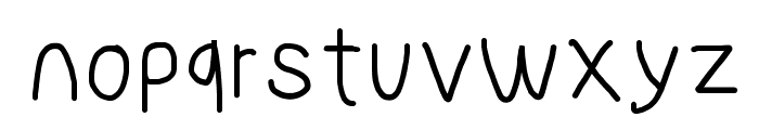 NumbBunny Font LOWERCASE