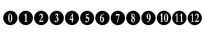 Numberpile Font UPPERCASE