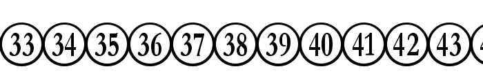 NumberpileReversed-Regular Font LOWERCASE