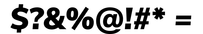 Nunito Sans Black Italic Font OTHER CHARS