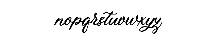 Nuptial Liberty Font LOWERCASE