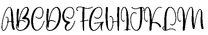Nursery Font UPPERCASE