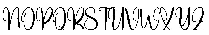 Nursery Font UPPERCASE