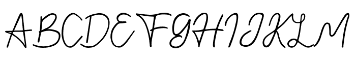 Nusapenida Signature Font UPPERCASE