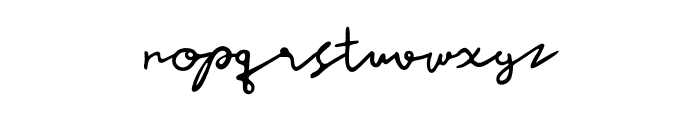 Nusapenida Signature Font LOWERCASE