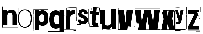 Nuyaghe. Just Nuyaghe. Five Font LOWERCASE