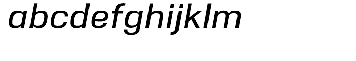 Nuber DemiBold Italic Font LOWERCASE