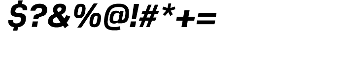 Nuber ExtraBold Italic Font OTHER CHARS