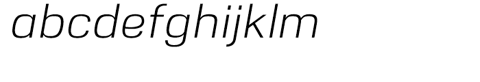 Nuber Italic Font LOWERCASE