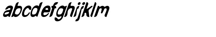 Nude Bold Italic Font LOWERCASE