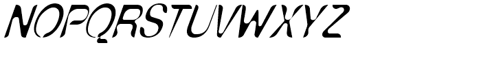 Nude Thin Italic Font UPPERCASE