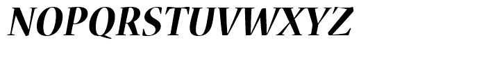 Nueva Bold Italic Font UPPERCASE