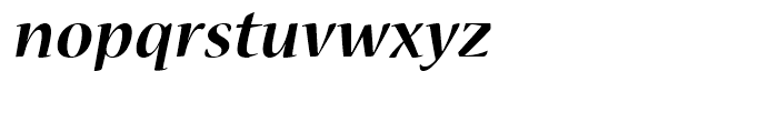 Nueva Bold Italic Font LOWERCASE